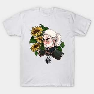 Geralt and sunflowers T-Shirt